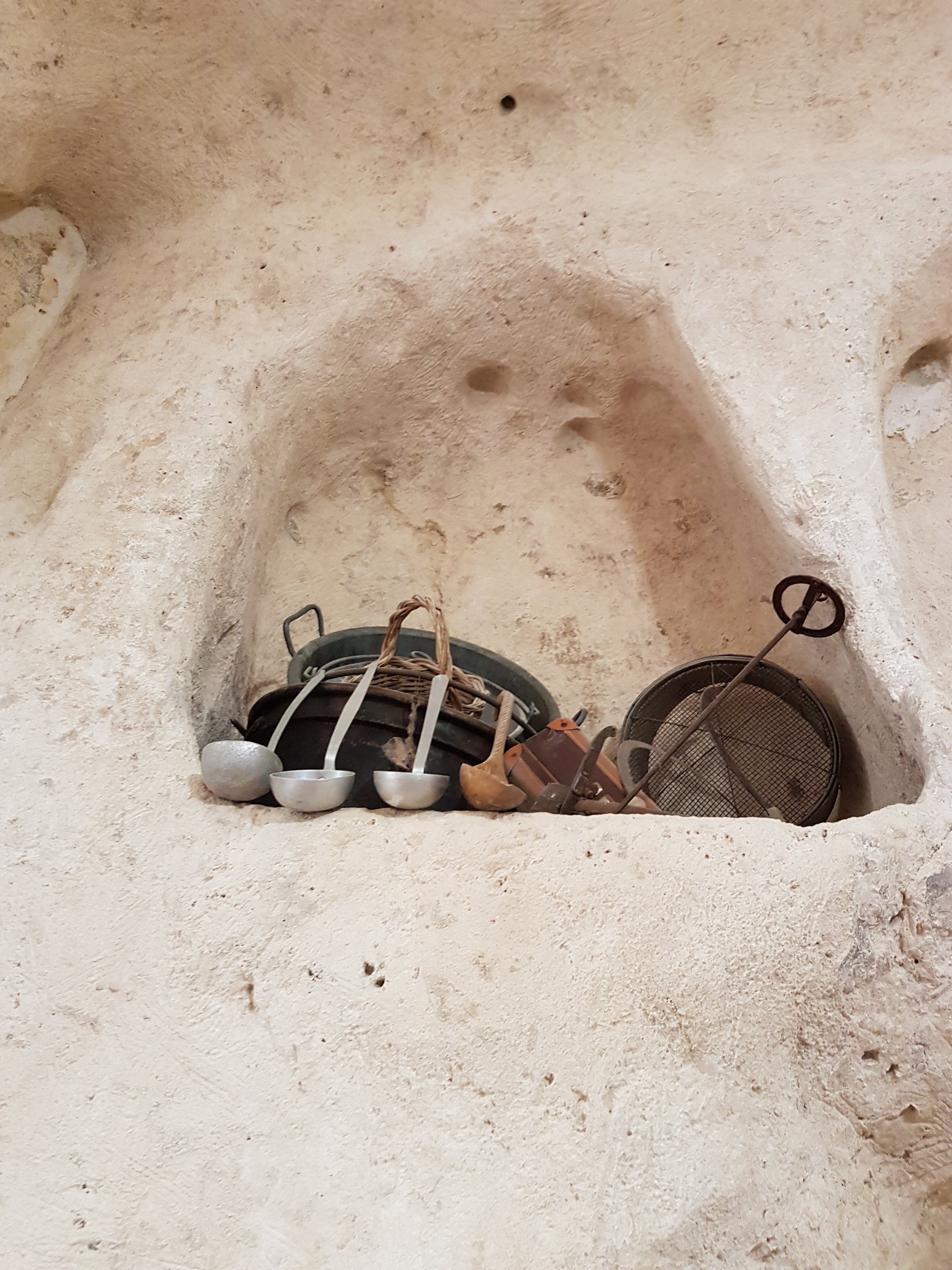 Sassi di Matera vecchi utensili