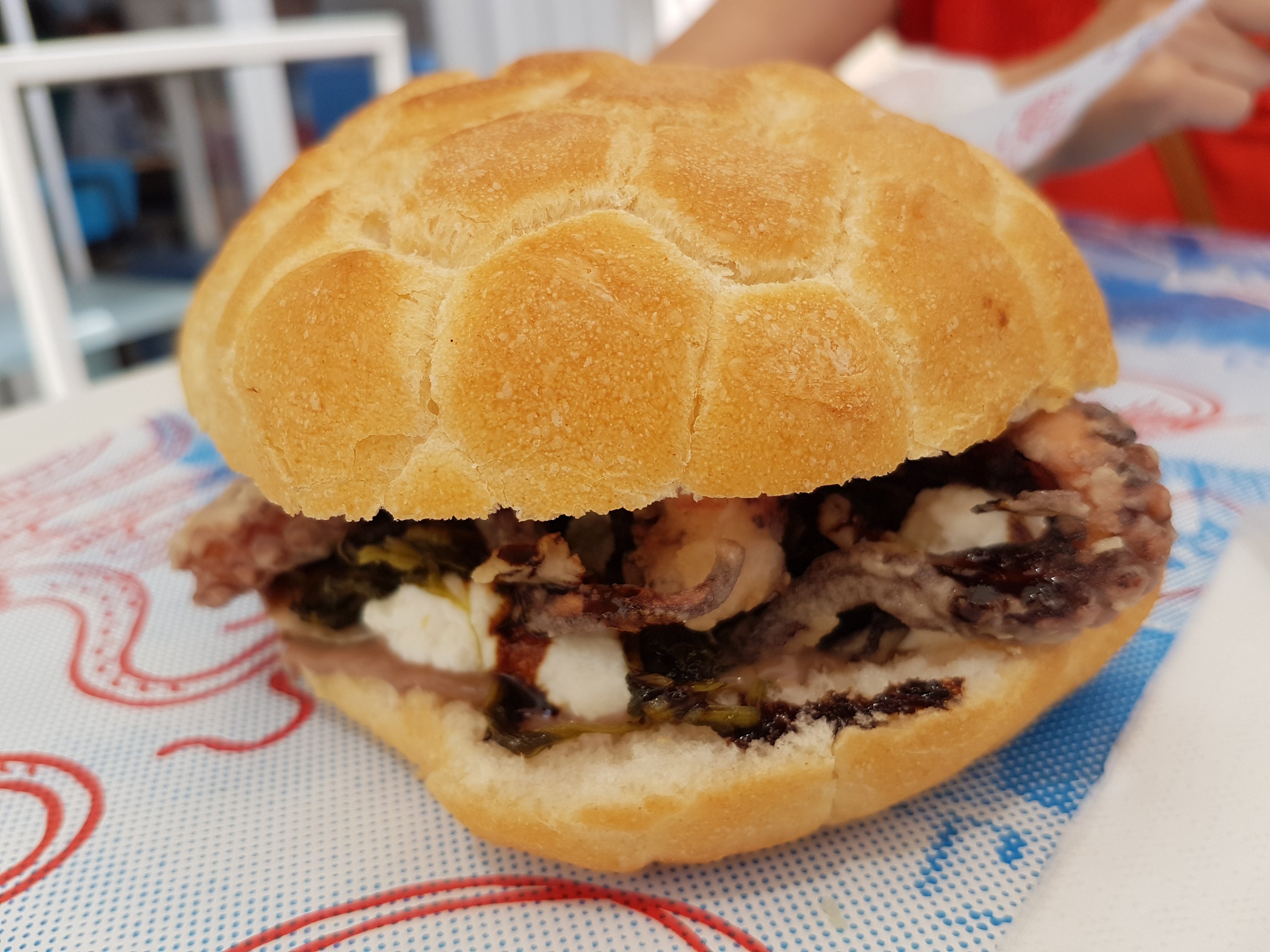 Panino con polipo